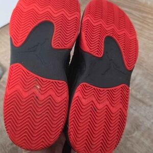 Kids Black and Red Athletic Shoes